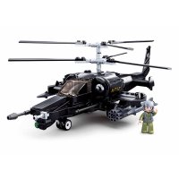 Sluban Combat Helicopter M38-B0752