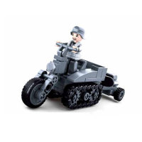 Sluban German Army Half Crawler Motorcycle M38-B0680B