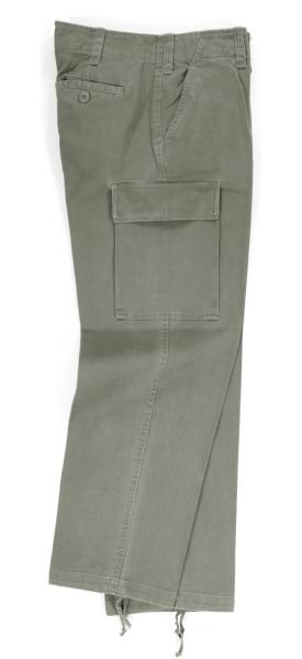 German Armed Forces field trousers moleskin, imitation - olive