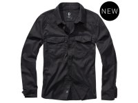Brandit flannel shirt, black