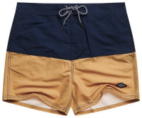 SUPERDRY. Swimming shorts RETRO, blue/camel