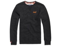 SUPERDRY. Orange Label Crew Pullover, dunkelgrau