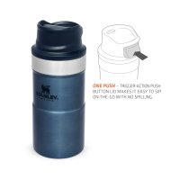 Drinking cup, CLASSIC TRIGGER-ACTION TRAVEL MUG 0,25l , blue