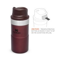 Drinking cup, CLASSIC TRIGGER-ACTION TRAVEL MUG 0,25l , red