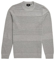 SUPERDRY. Knitted pullover TEXTURED CREW, grey