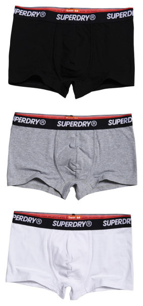 SUPERDRY. Boxershort 3er Pack Classic Trunk