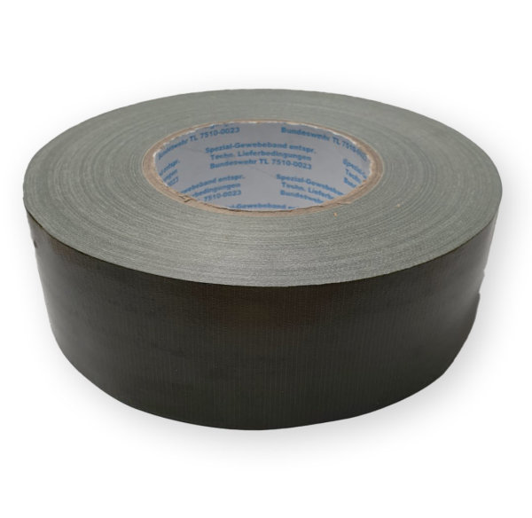 German Armed Forces armour tape, olive - 50 m (according to TL)