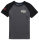 SUPERDRY. T-Shirt VL AC RAGLAN, grau/schwarz