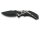 Einhandmesser schwarz/grau