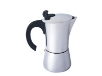 Espresso Maker stainless steel, 6 cups