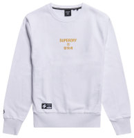 SUPERDRY. Sweater CORPORATE LOGO CREW, white