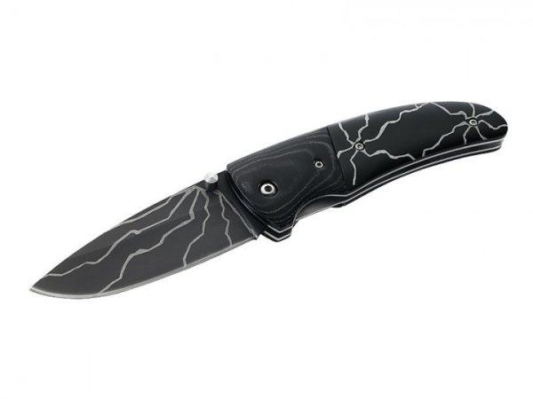 One-hand knife with discreet drawing