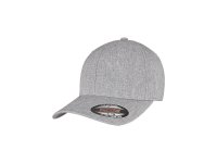 Cap flexfit, Heatherlight, melange grau