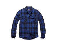 VI Checked Shirt, blau/schwarz