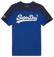 SUPERDRY. Vintage College T-Shirt, blau