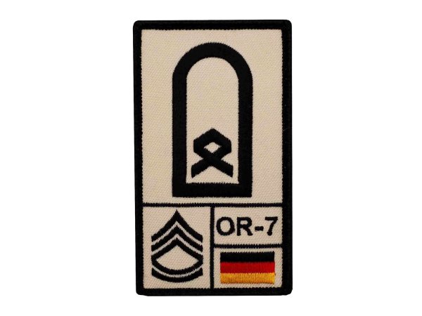 Rank Patch: Hauptfeldwebel (sand)