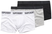 SUPERDRY. Boxershort 3er Pack, Trunk, Multi