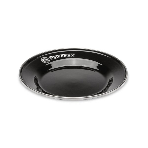 Petromax Emaille Teller schwarz 2 Stück (22 cm)