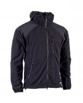 Fleece-Hoodie Jacke DELTA, schwarz