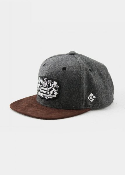 Bavarian Caps - Bayerisches Bier, dkl.grau (Snapback)