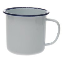 Tasse emailliert weiß