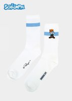 Sportsocken PAPA SCHLUMPF, weiß Gr. 41-46