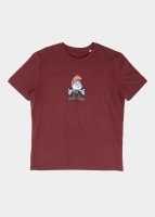 Bavarian Caps T-Shirt PAPA SCHLUMPF, burgund