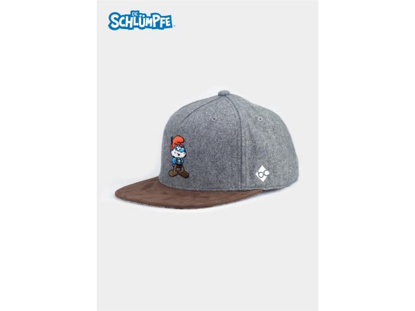 Bavarian Caps PAPA SCHLUMPF, dunkelgrau (Snapback)