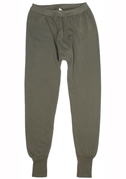German Armed Forces Underpants long, olive - lined