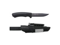 Outdoormesser Bushcraft Survival, schwarz