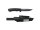 Outdoormesser Bushcraft Survival, schwarz