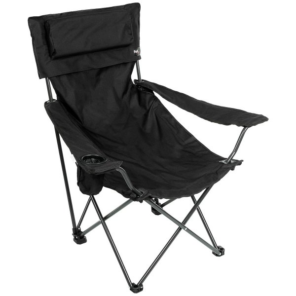 Klappstuhl DeLuxe schwarz
