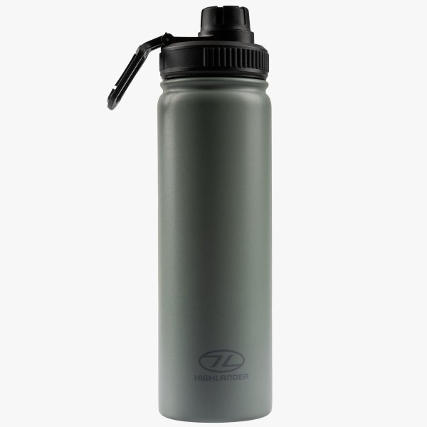 Trinkflasche GLUG, 660ml - dkl.grau