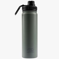 Trinkflasche GLUG, 660ml - dkl.grau
