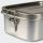 Lunch Box, Edelstahl, 14x20x7 cm
