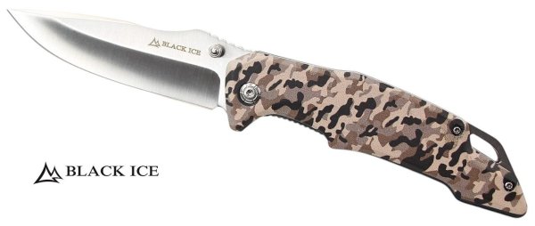 Einhandmesser BLACK ICE Brown Camo, 9cm