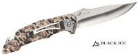 Einhandmesser BLACK ICE Brown Camo, 9cm