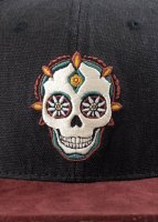Bavarian Caps - Dia de muertos, schwarz (Snapback)