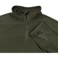 Troyer - Microfleece, langarm, oliv