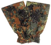 BW Bundeswehr Nässeschutzgamaschen, flecktarn