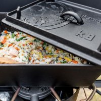 Petromax Kastenform mit Deckel k8