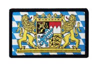 Patch: Bayern, gewebt mit Klett - 8 x 5 cm