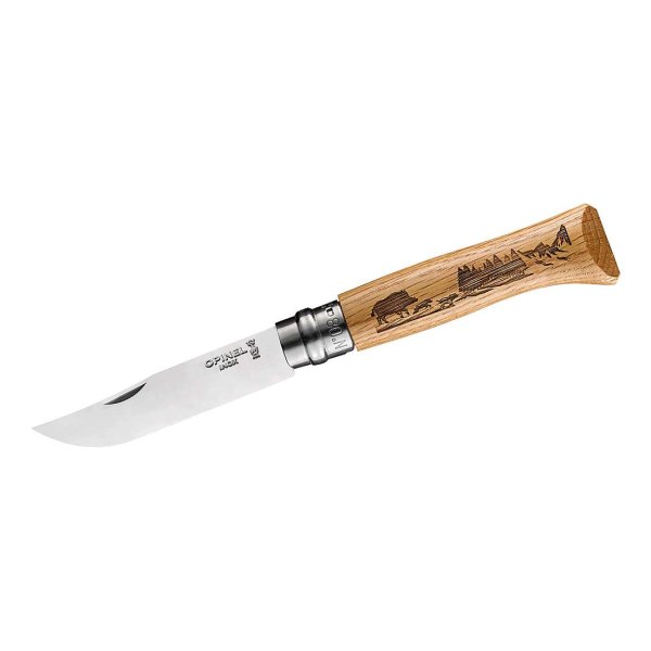 Opinel Taschenmesser rostfrei, No 8 "Wildschwein"
