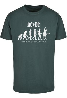 T-Shirt ACDC "The Evolution Of Rock", grün