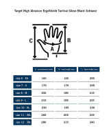 MoG Target High Abrasion ErgoShield 8110 Taktische Handschuhe, coyote