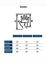 MoG Shelter 4301, wasserdichter Handschuhe, schwarz