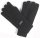 Knitted finger gloves, black