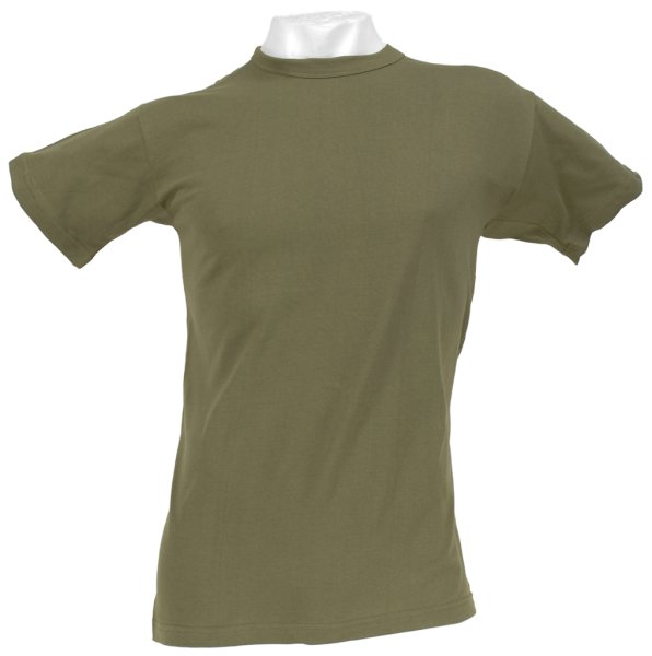 Baumwoll T-Shirt, oliv