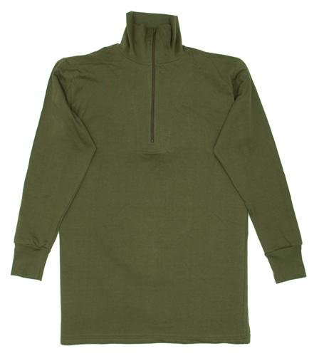 German Armed Forces plush turtleneck shirt, imitation, olive