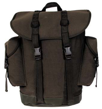 German Armed Forces mountain backpack, olive - new model